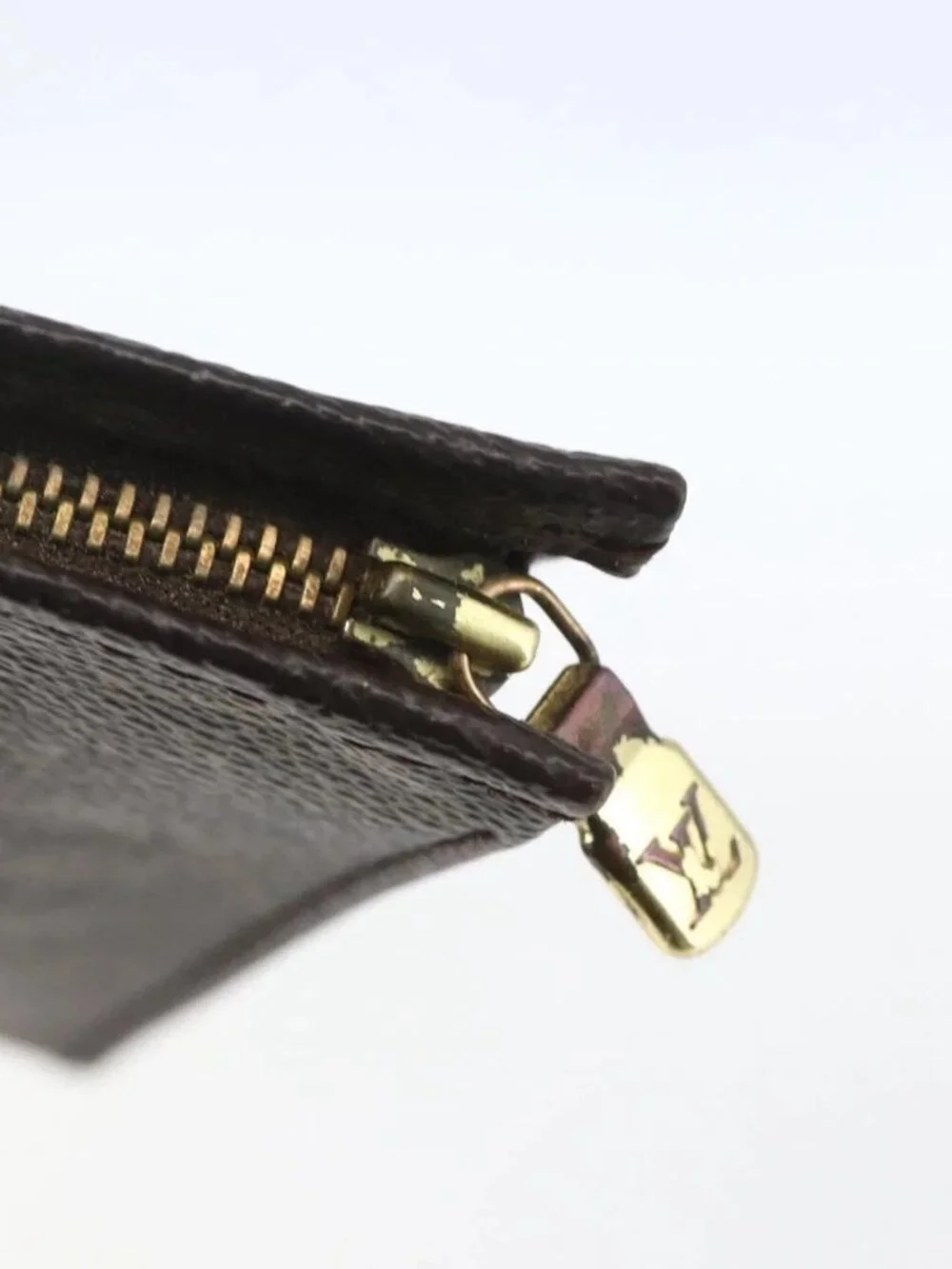 LOUIS VUITTON Monogram Poche Toilette 19 Pouch M47544 LV Auth ki6390